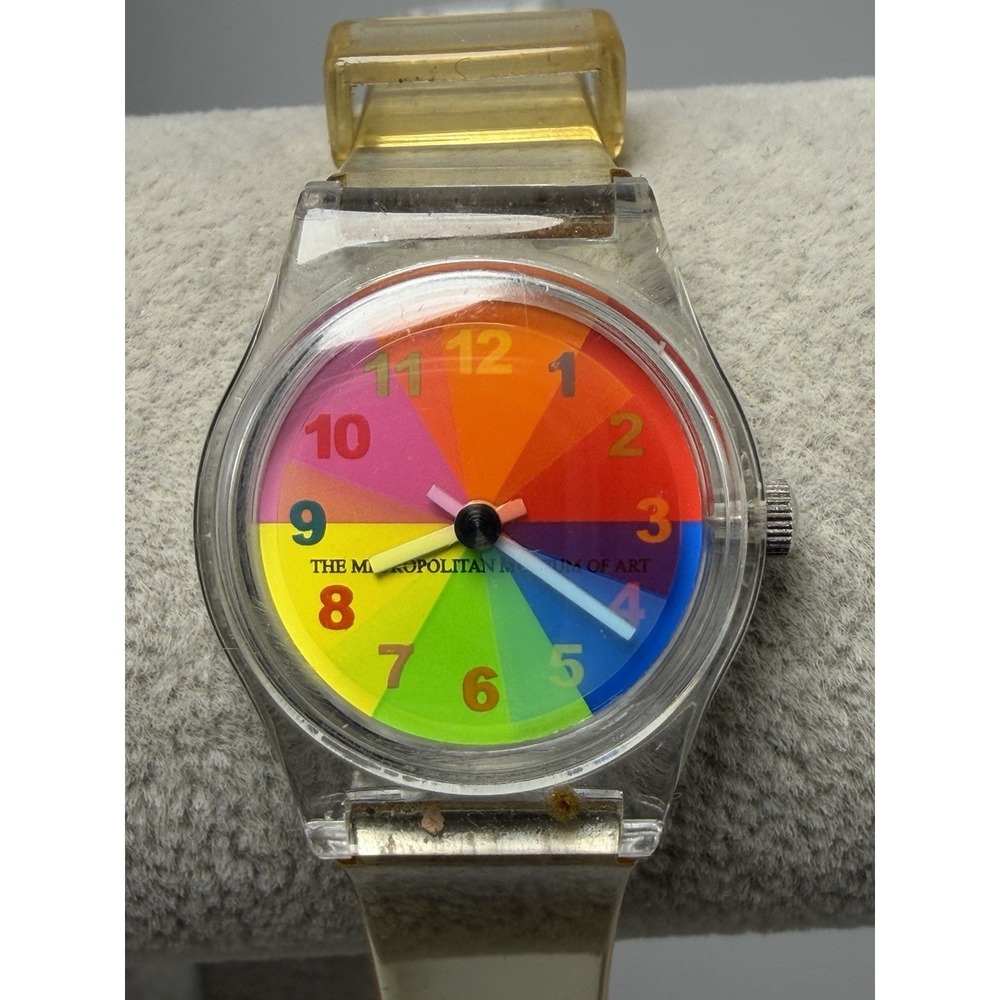 The Metropolitan Museum Of Art Ladies Watch New Battery 25MM‎ 6.5" Color Wheel